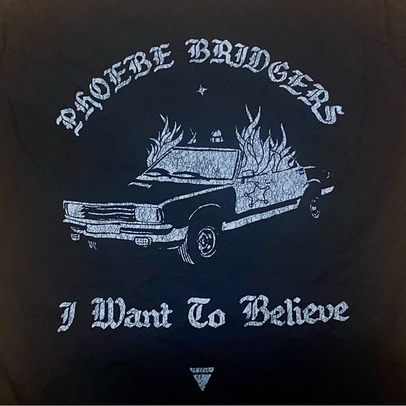 PHOEBE BRIDGERS front and back graphic shirt (back shown first). Very rad. - Picture 3 of 5